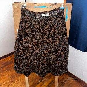 White Stag Brown Skirt Knee-Length Casual